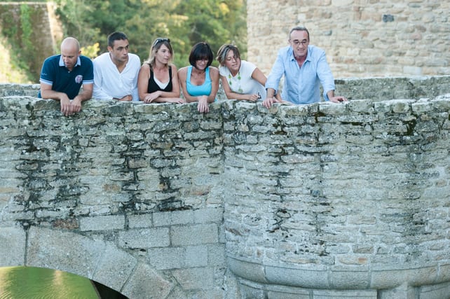 France, Morbihan (56), Sarzeau, voyage de groupe au château de Suscinio, classé monument historique // France, Morbihan, Sarzeau, group travel at Castle Suscinio, registered historic monument